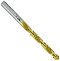 Сверло по металлу спиральное DIN 338 тип N, HSS-G TiN 118° RUKO